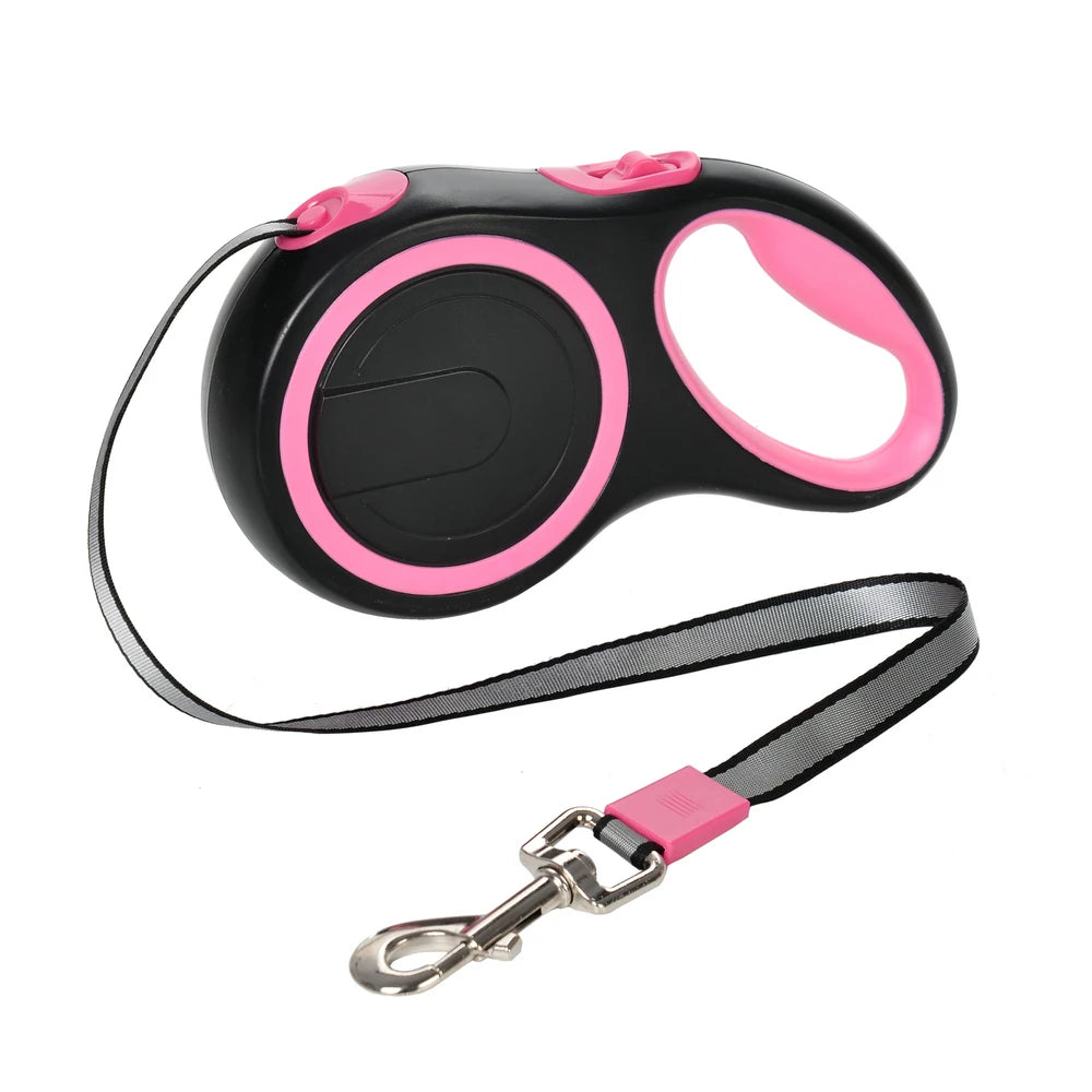 Retractable Nylon Dog Leash For Large Dogs