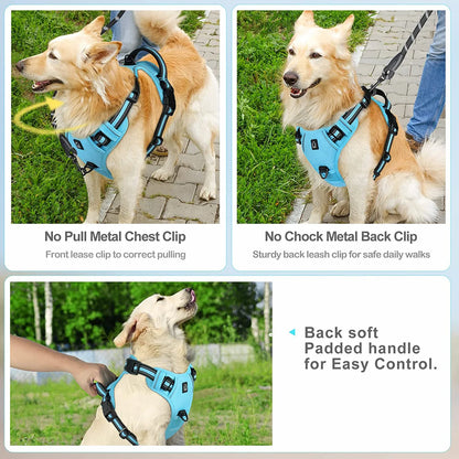 No Pull Adjustable Padded Dog Harness Vest