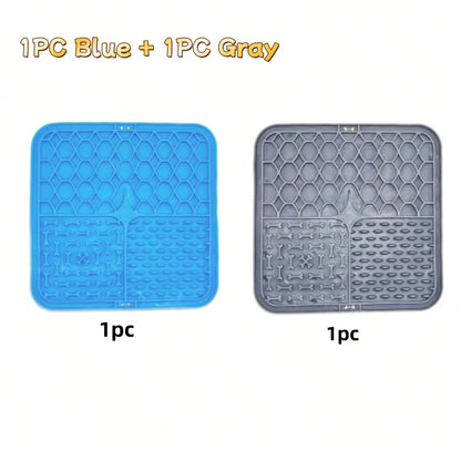 Lick Mat – Suction-Cup Slow Feeder for Dogs and Cats