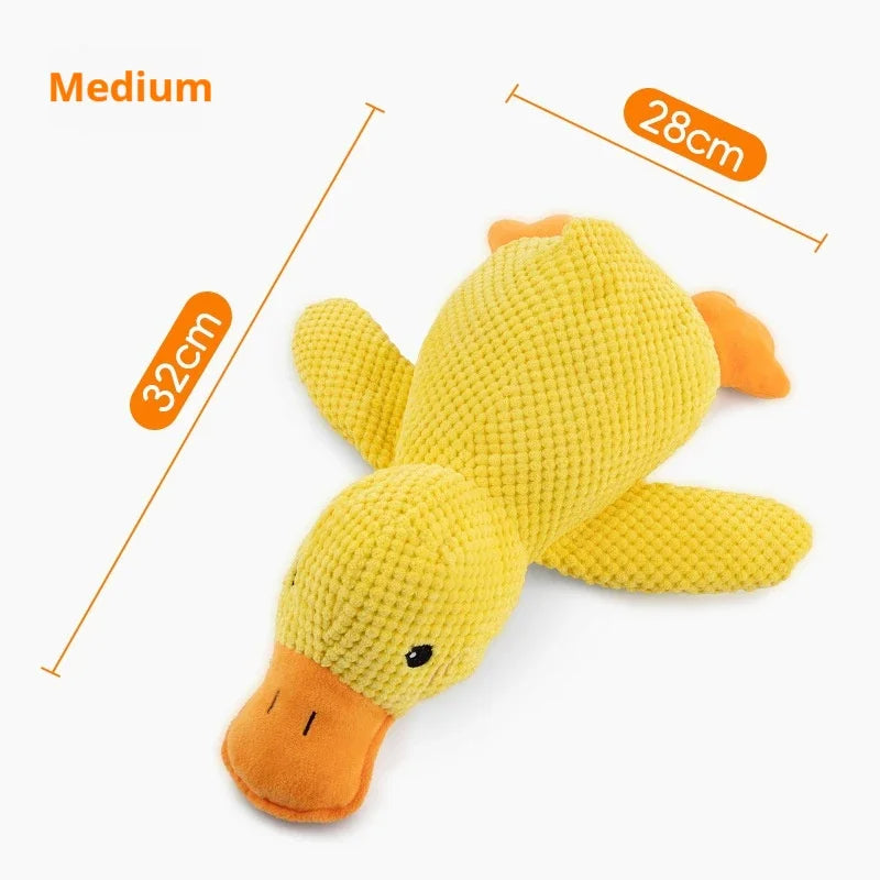 Plush Squeaky Duck Toy For Dogs & Cats