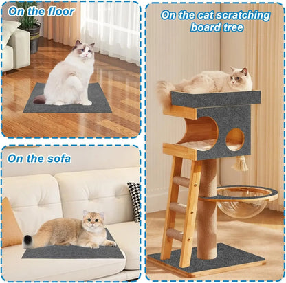 Self-Adhesive Cat Scratching Mat Furniture Protector