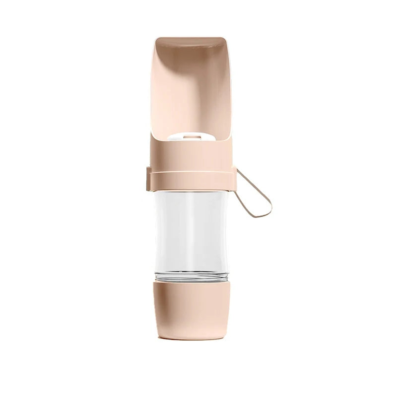 2-in-1 Travel Bottle – Dog Water Bottle with Food Container