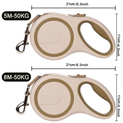 Retractable Nylon Dog Leash For Large Dogs