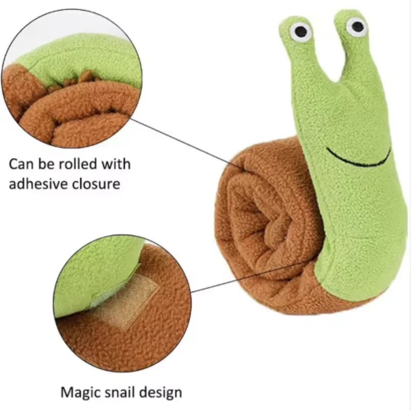 Snail Snuffle Puzzle Toy For Dogs & Cats