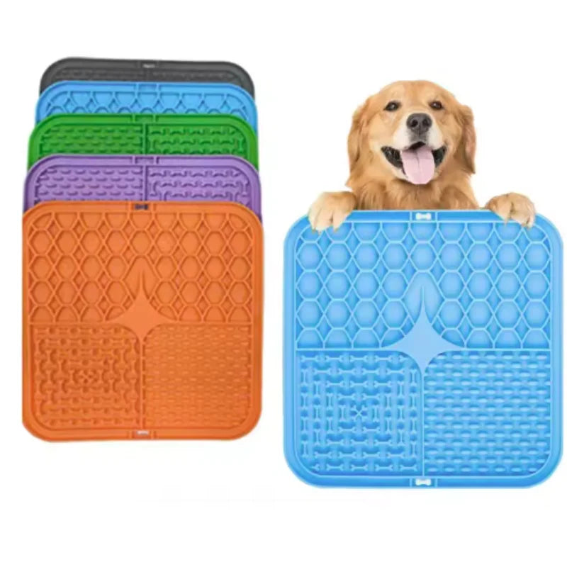 Lick Mat – Suction-Cup Slow Feeder for Dogs and Cats