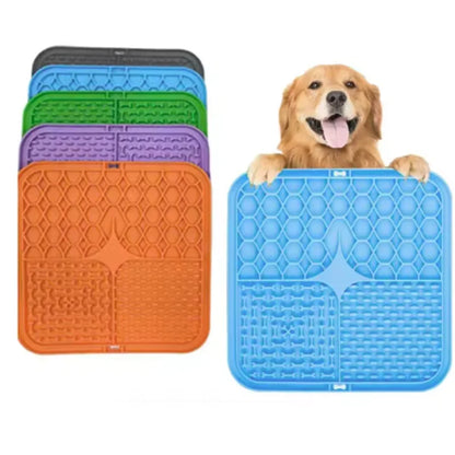 Lick Mat – Suction-Cup Slow Feeder for Dogs and Cats
