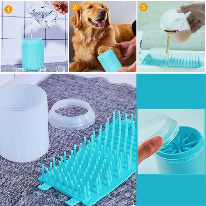 Silicone Dog Paw Cleaner Cup For Pet Foot Washing