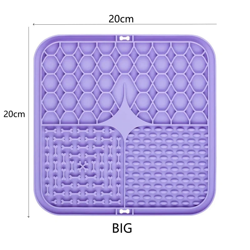 Slow Feeder Licking Mat For Dogs & Cats