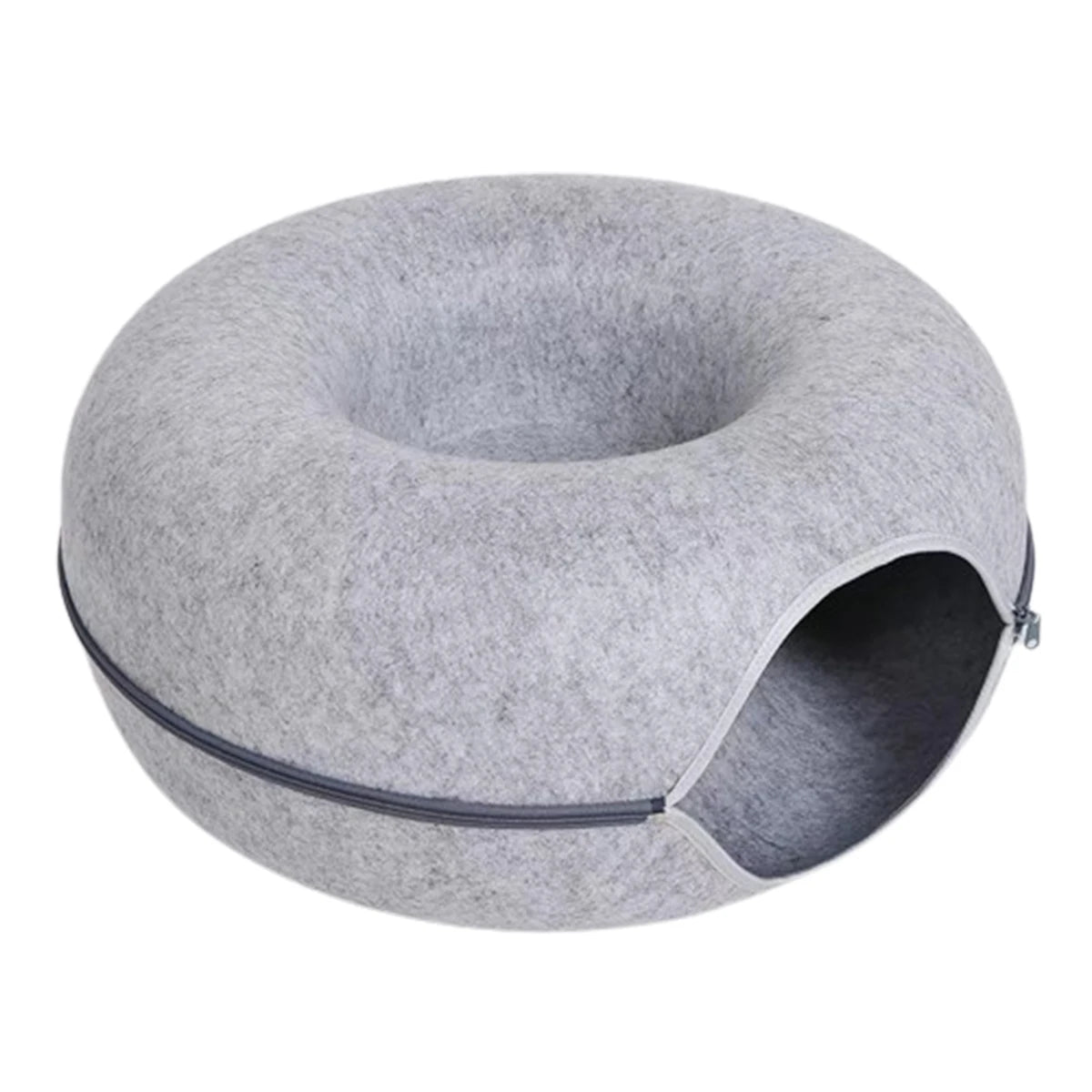 Felt Cat Tunnel Bed & Scratcher Nest For Cats