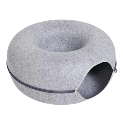 Felt Cat Tunnel Bed & Scratcher Nest For Cats