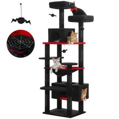 Large Multi-Level Cat Tree Tower With Scratching Posts