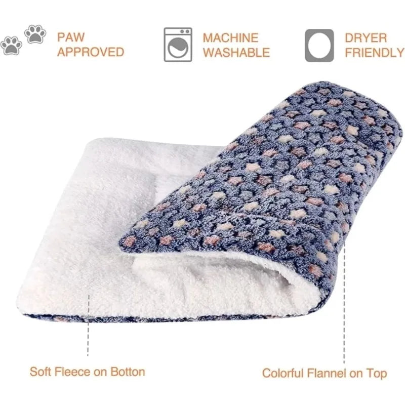 Warm Plush Pet Sleeping Mat For Cats & Dogs
