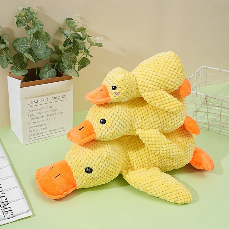 Plush Squeaky Duck Toy For Dogs & Cats