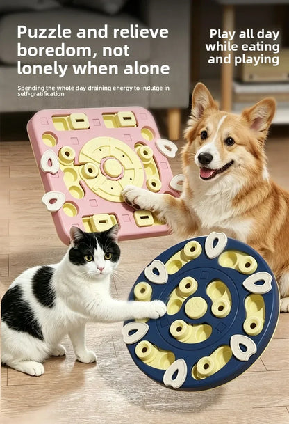 Interactive Puzzle Slow Feeder Toy For Dogs & Cats
