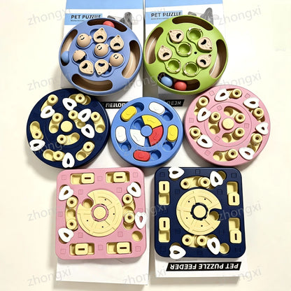 Interactive Puzzle Slow Feeder Toy For Dogs & Cats