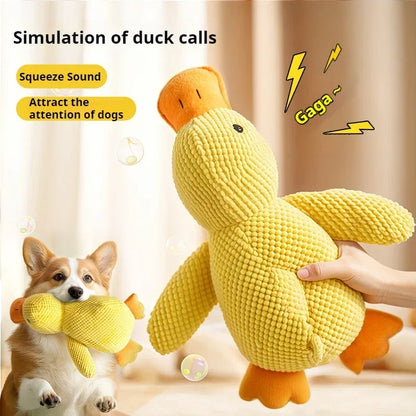Plush Squeaky Duck Toy For Dogs & Cats