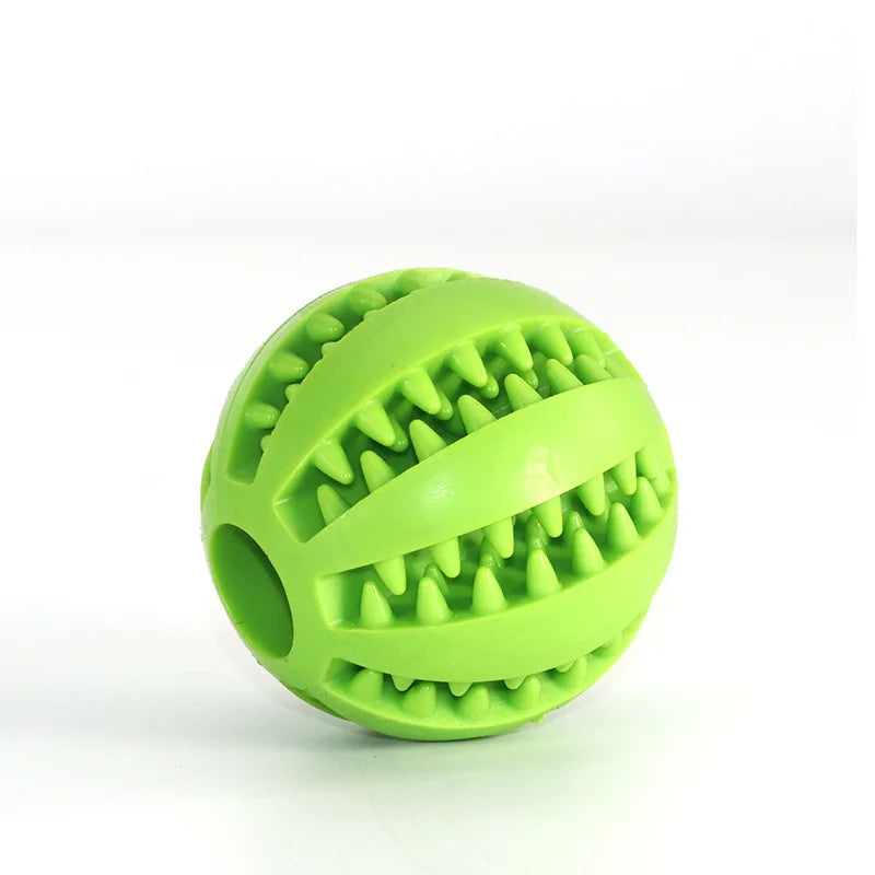 Treat-Dispensing Rubber Ball – Chew and Training Dog Toy