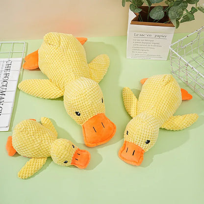 Plush Squeaky Duck Toy For Dogs & Cats