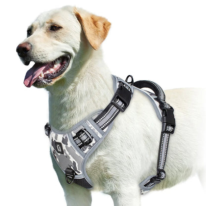 No Pull Adjustable Padded Dog Harness Vest