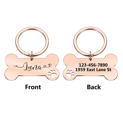 Personalized Custom Dog Name Tag Collar Accessory