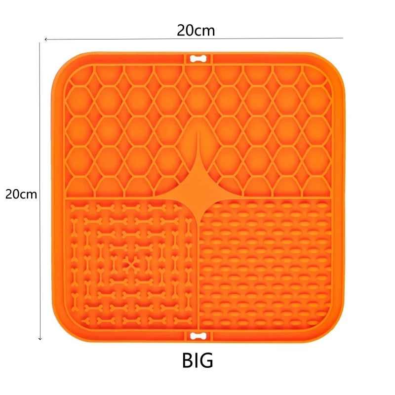 Slow Feeder Licking Mat For Dogs & Cats