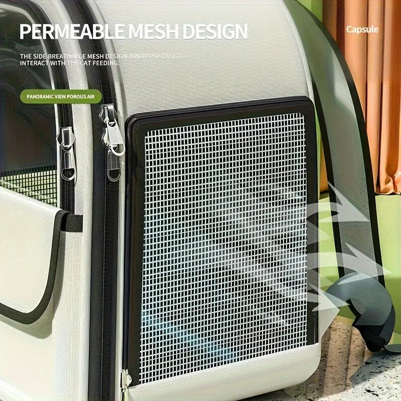 Portable Breathable Pet Carrier Backpack For Dogs & Cats