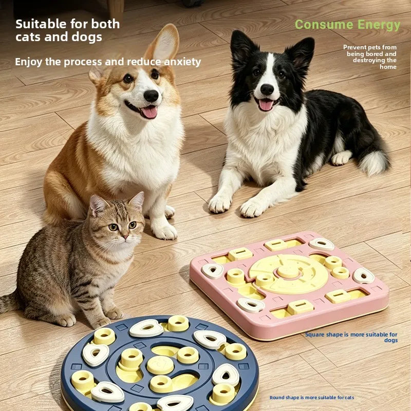 Interactive Puzzle Slow Feeder Toy For Dogs & Cats