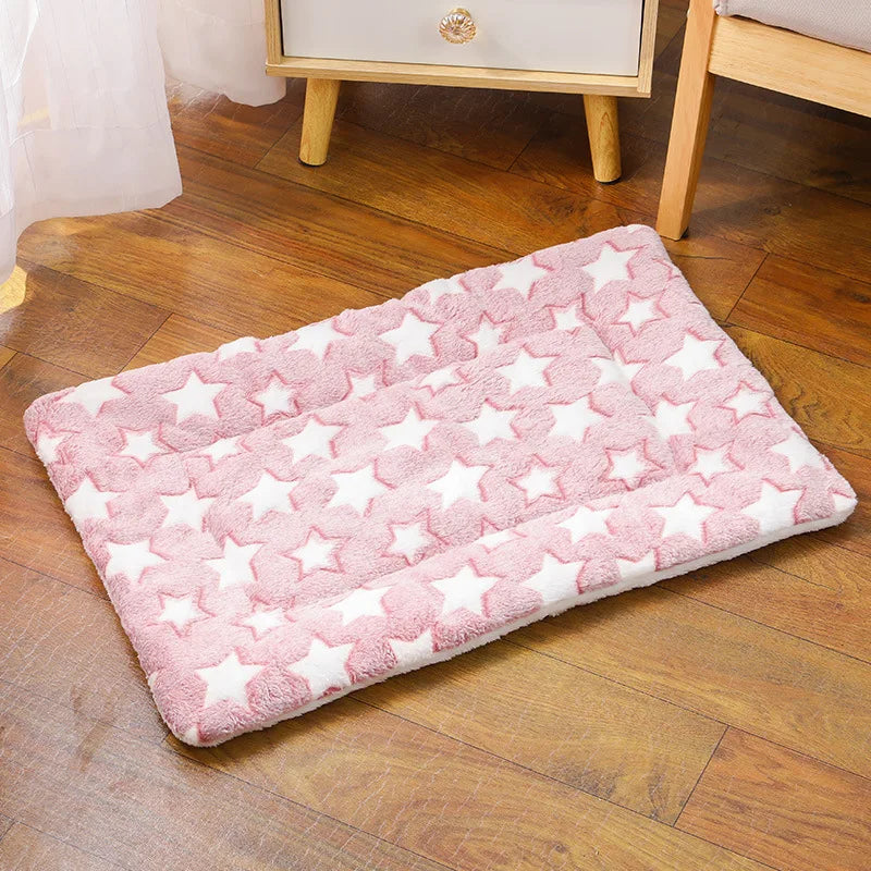 Warm Plush Pet Sleeping Mat For Cats & Dogs