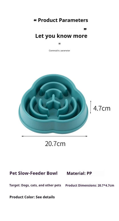 Anti Choking Slow Feeder Dog Bowl