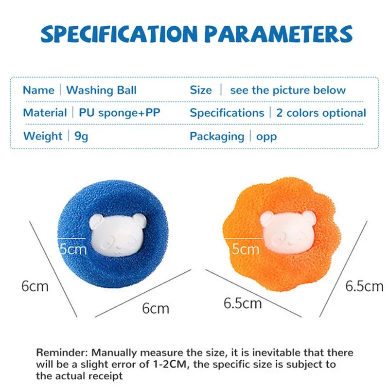 Reusable Pet Hair Remover Laundry Balls For Washing Machine