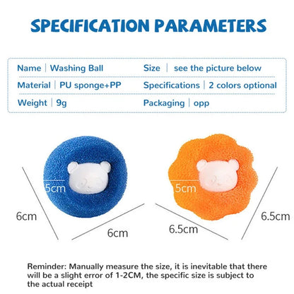 Reusable Pet Hair Remover Laundry Balls For Washing Machine