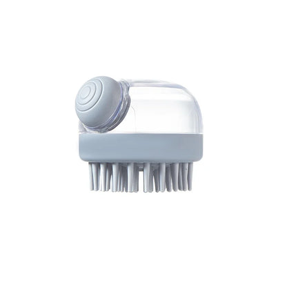 Silicone Dog Bath Massage Brush Glove With Shampoo Dispenser
